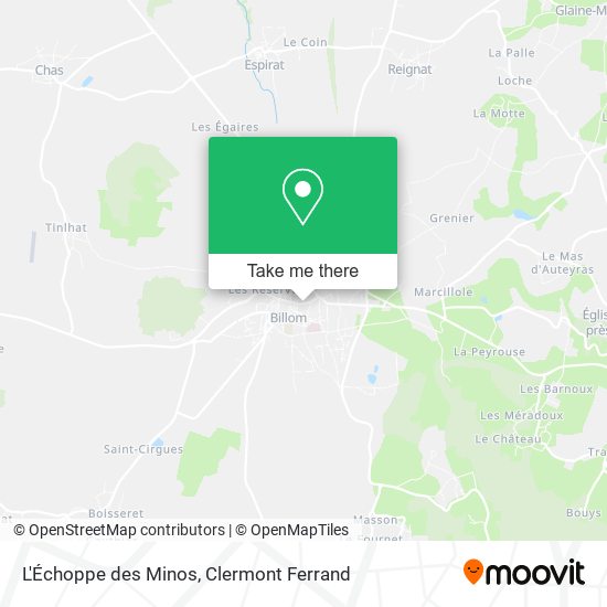 L'Échoppe des Minos map