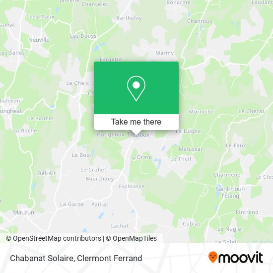 Chabanat Solaire map