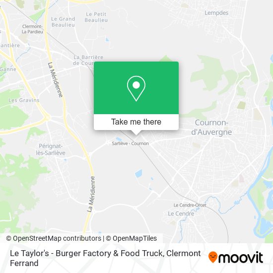 Le Taylor's - Burger Factory & Food Truck map