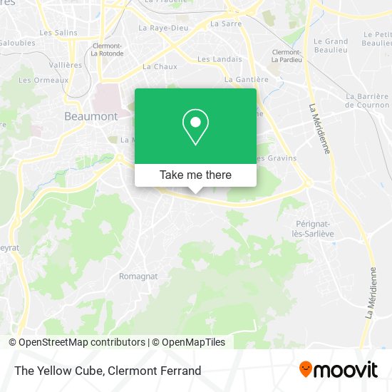 The Yellow Cube map