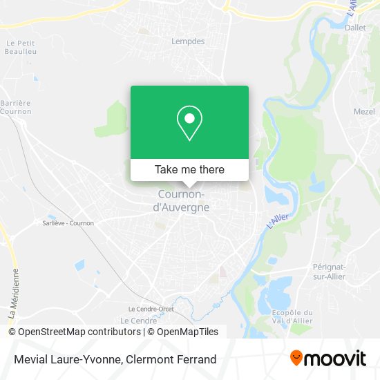 Mevial Laure-Yvonne map