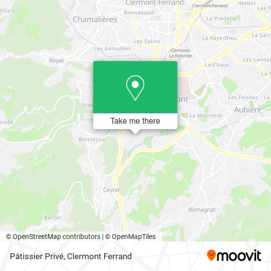 Pâtissier Privé map