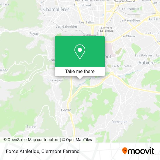 Force Athletiqu map