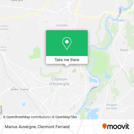 Marius Auvergne map