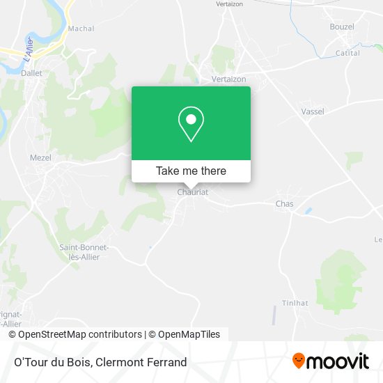 O'Tour du Bois map