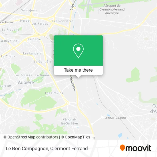 Le Bon Compagnon map