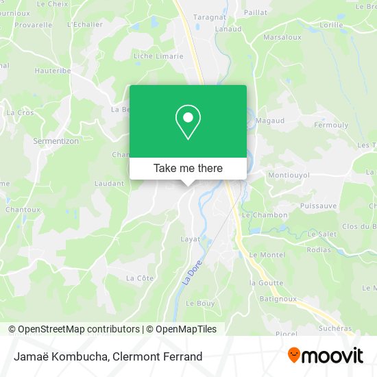 Jamaë Kombucha map