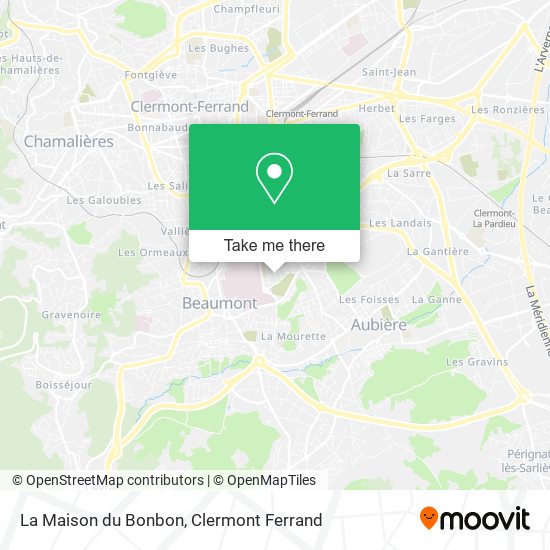 La Maison du Bonbon map
