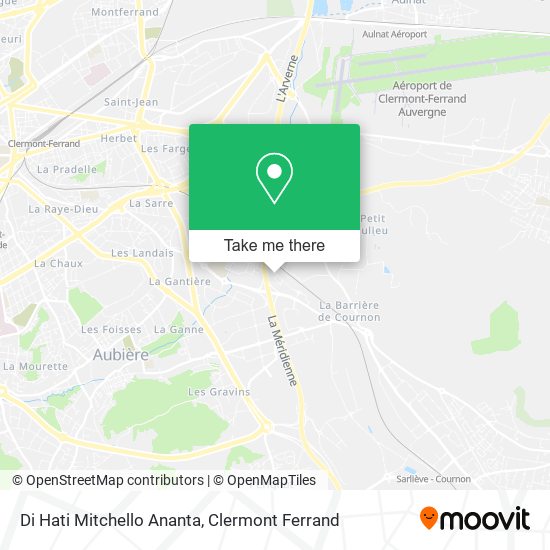 Di Hati Mitchello Ananta map