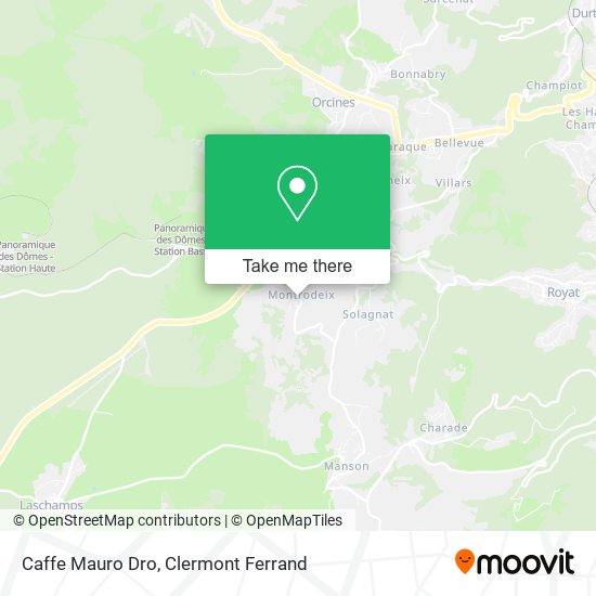 Caffe Mauro Dro map