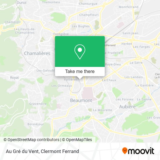 Au Gré du Vent map