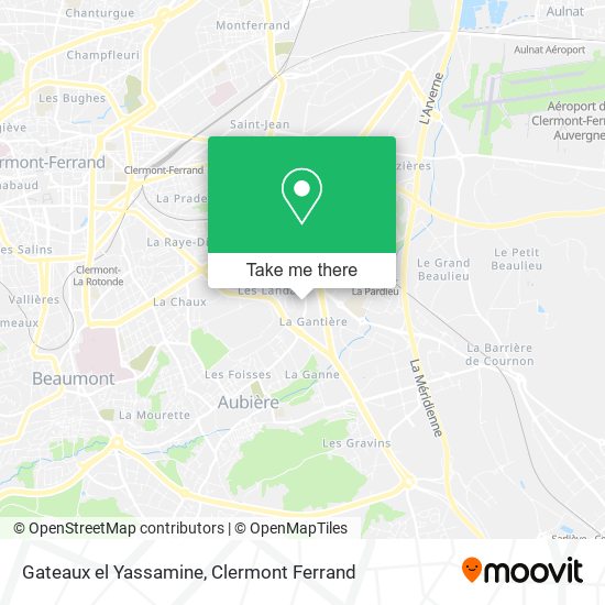 Gateaux el Yassamine map