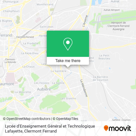 Lycée d'Enseignement Général et Technologique Lafayette map