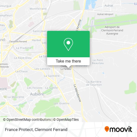 France Protect map