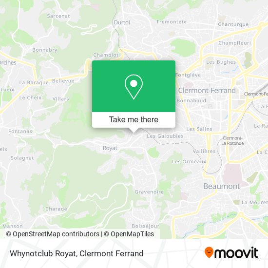 Whynotclub Royat map