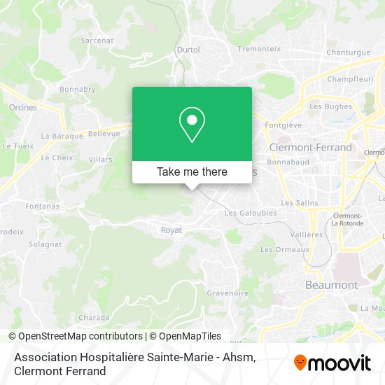 Association Hospitalière Sainte-Marie - Ahsm map