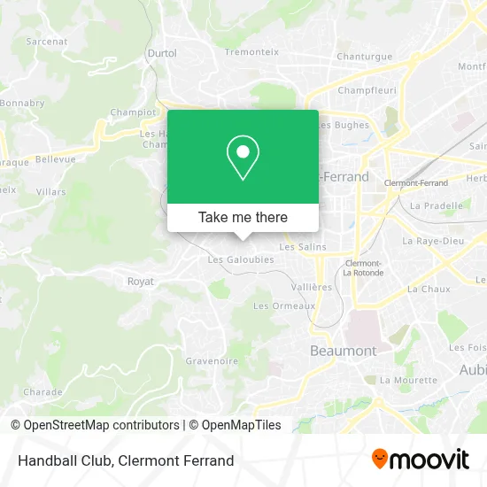 Handball Club map