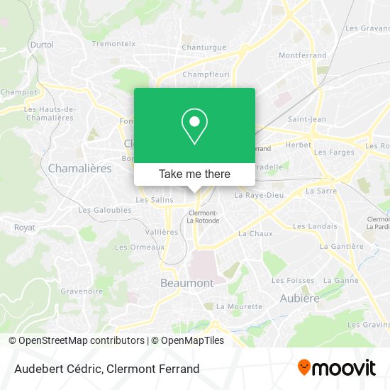 Audebert Cédric map