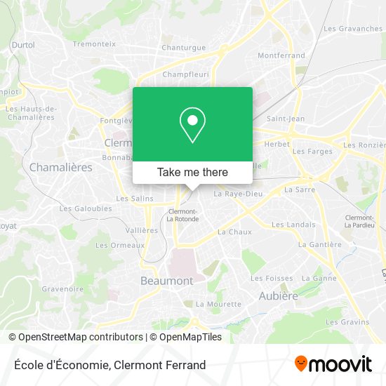 École d'Économie map