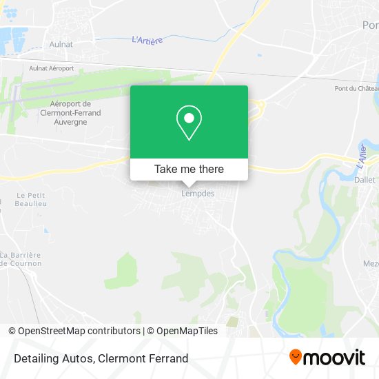 Detailing Autos map