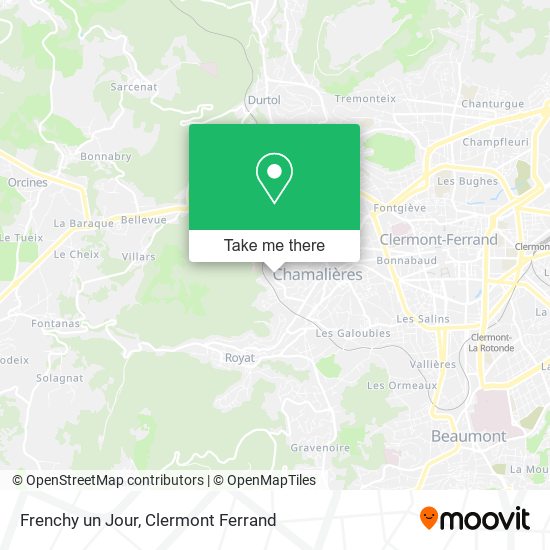 Frenchy un Jour map