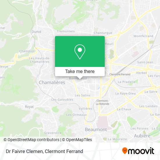 Dr Faivre Clemen map