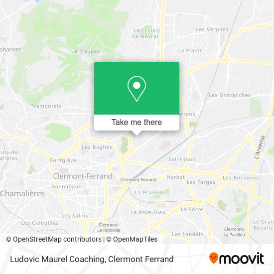 Ludovic Maurel Coaching map