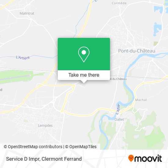 Service D Impr map