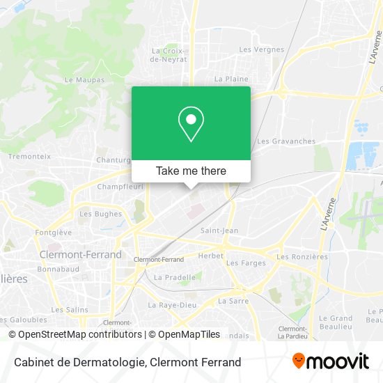 Cabinet de Dermatologie map