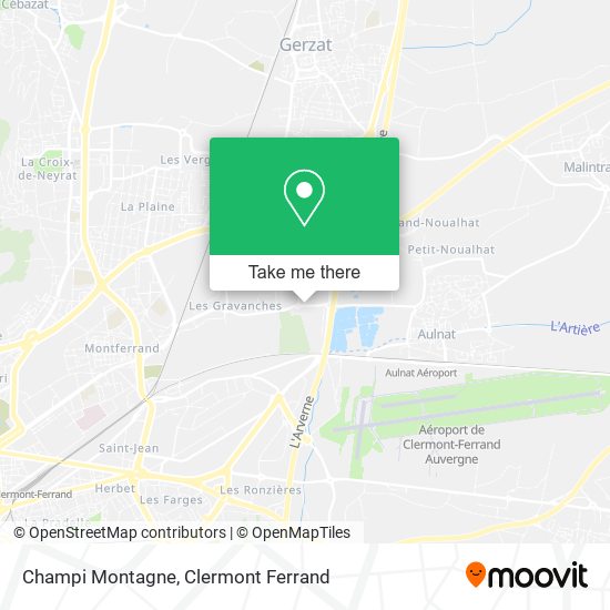 Champi Montagne map