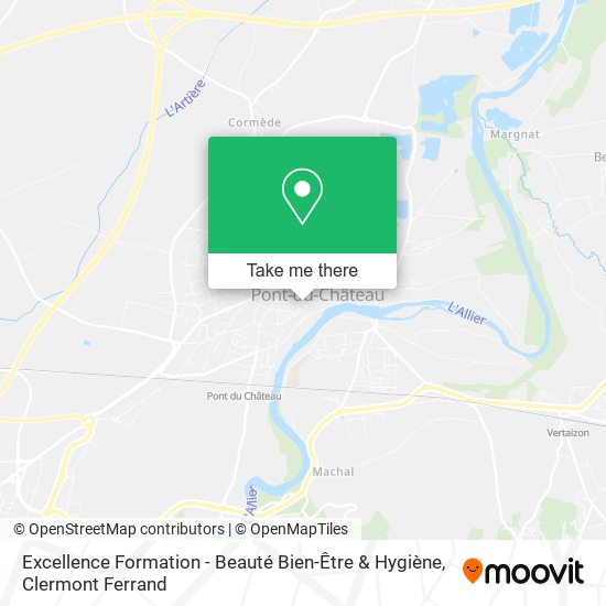 Excellence Formation - Beauté Bien-Être & Hygiène map