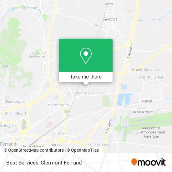 Best Services map