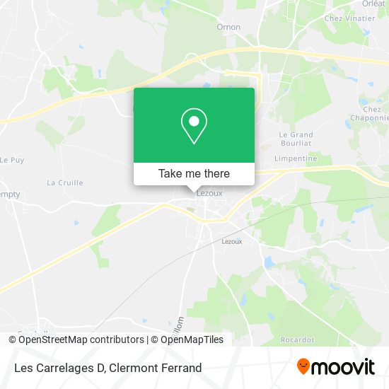 Les Carrelages D map