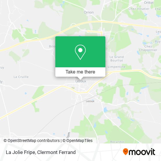 La Jolie Fripe map