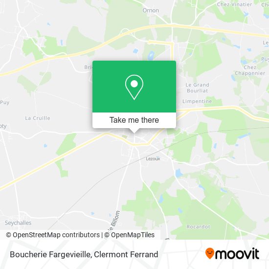 Boucherie Fargevieille map