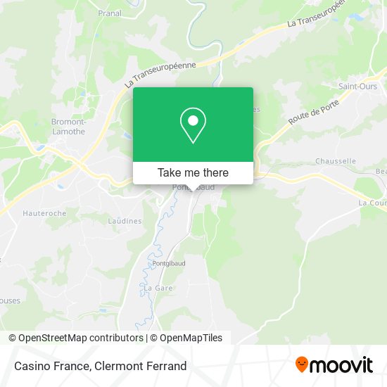 Casino France map