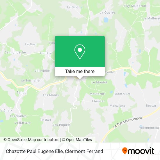 Chazotte Paul Eugène Élie map
