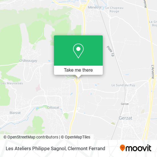 Les Ateliers Philippe Sagnol map