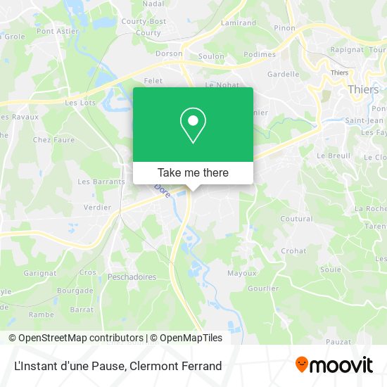 L'Instant d'une Pause map