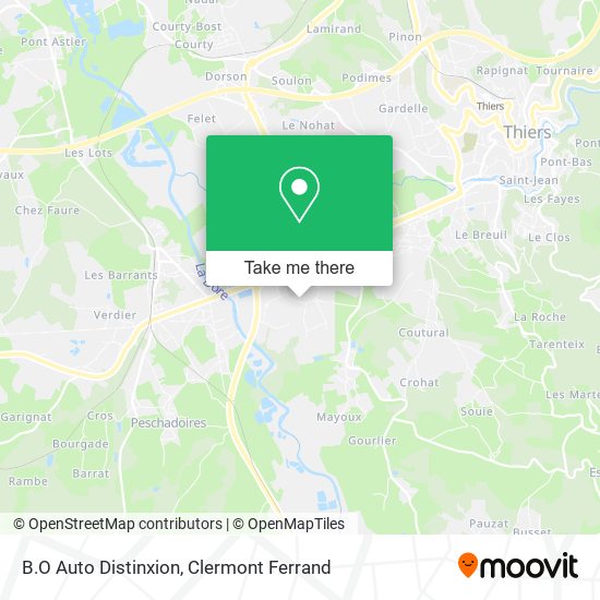 B.O Auto Distinxion map