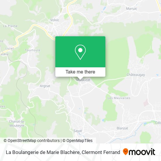 La Boulangerie de Marie Blachère map
