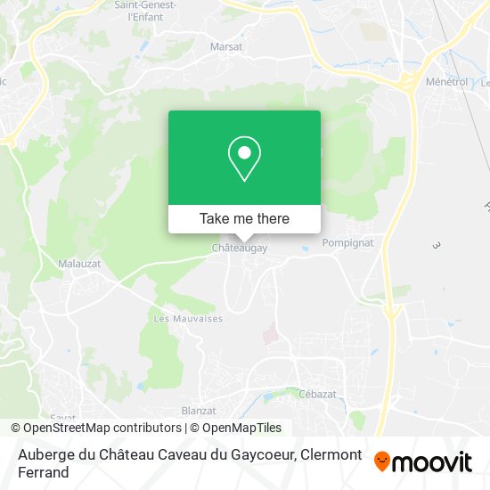 Auberge du Château Caveau du Gaycoeur map