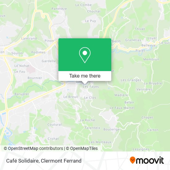 Café Solidaire map