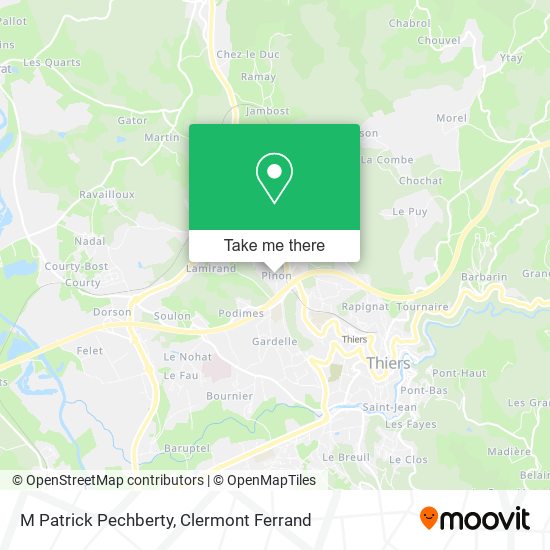 M Patrick Pechberty map