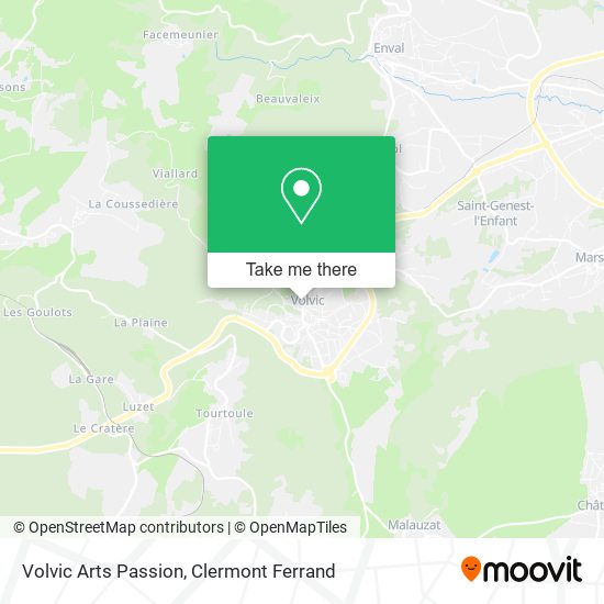 Volvic Arts Passion map