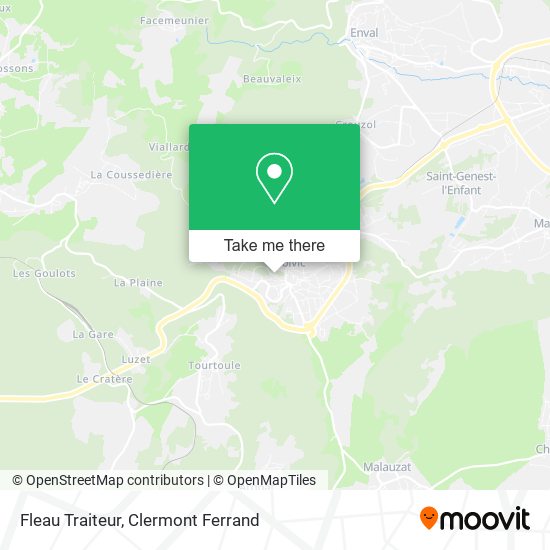 Fleau Traiteur map