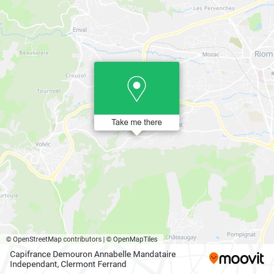 Capifrance Demouron Annabelle Mandataire Independant map