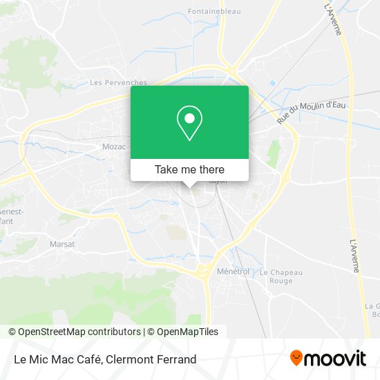 Le Mic Mac Café map