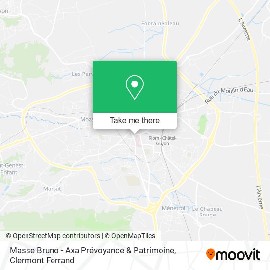 Masse Bruno - Axa Prévoyance & Patrimoine map