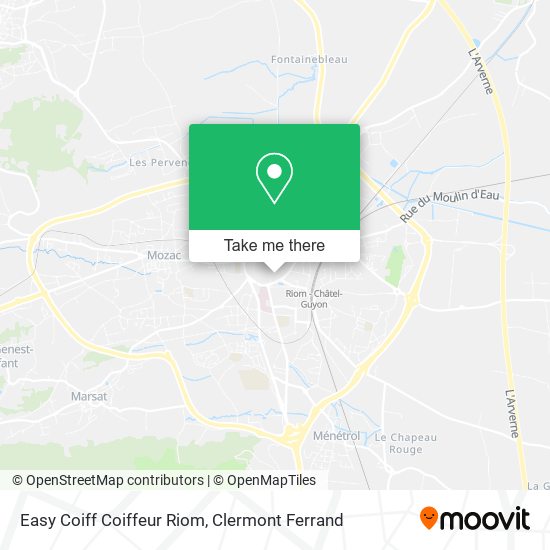 Easy Coiff Coiffeur Riom map